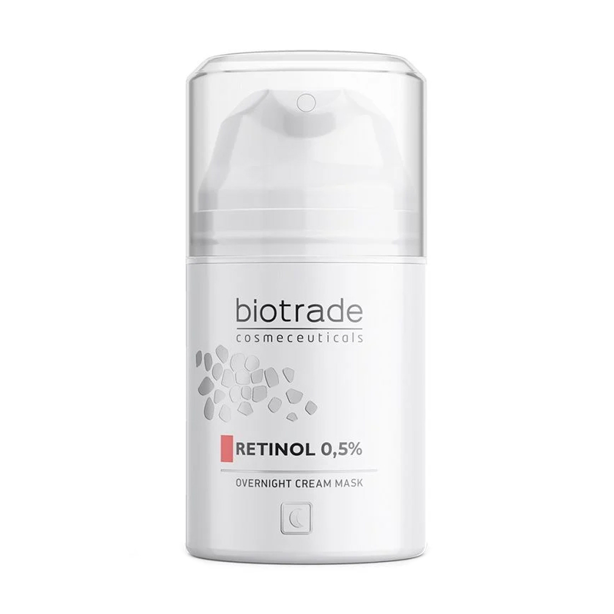 Нічна крем-маска для обличчя Biotrade Retinol 0.5% Overnight Cream Mask з ретинолом 0.5%, 50 мл